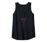 Dog Parent Life Paw Heart Pet Lover Tank Top, Women, Black, S