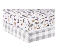 Dog Park 2 Pack Flannel Playard Sheets