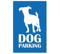 Dog parking shop sign - 1mm flexible Plastic sign (200mm x 150mm)