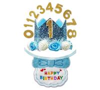 Dog Party Decorations, Adjustable Scarf Decor Hat with Number, Puppy Birthday Party Supplies, For Small Dogs, Cats, and Pets, Indoor Celebration, Photo Props, Festive Pet Accessories