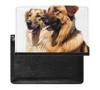 Dog Passport Cover Protector Rfid Blocking Passport Holder Id Card Holder Secure Travel Wallet Organizer for Passport Tickets Credit Cards, style, One Size