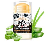 Dog Paw Balm, Pet Nose Cream, Natural Hydrating Grooming Salve, 3.07x1.42x1.42 Inches, Features Soothing Botanical Blend and Non Greasy Texture, for Beach Snow Walks Hiking Travel
