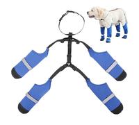 Dog Paw Boot Leggings, Waterproof Dog Shoes, 31.5x26.47in Non Slip Pooch Winter Boots, Compact Medium Puppy Boots with Suspenders, Dirty-Proof Canine Footgear