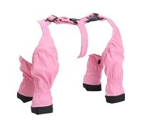 Dog Paw Booties, Pets Suspender Booties, Dog Paw Protector Boots, Adjustable Straps, Anti-Slip Sole, S 1.25-2kg, M 2-3kg, L 3-4kg, Xl 4-6kg for Outdoor Walks, Winter Protection