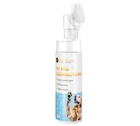 Dog Paw Cleaner Cat & Dog shampoo with Silicone Brush Head, waterless grooming products. Travel friendly cleaner for dogs defeat muddy paws on the go, No Rinse Foam