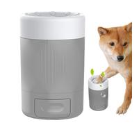 Dog Paw Cleaner Cup, Portable Muddy Paw Washer, Semi-automatic 360° Rotating Pet Foot Cleaner with Soft Bristles for Small Medium Dogs