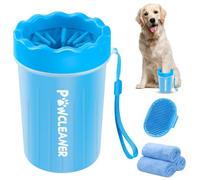 Dog Paw Cleaner, Washer, Buddy Muddy Pet Foot Cleaner for Small Medium Large Breed Dogs/Cats (with 3 absorbent towel)