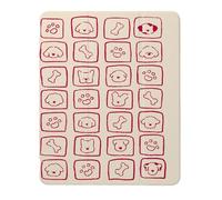 Dog Paw in Pink Checkerboard Case Compatible with IPad 9th 8th 7th Generation 10.9 Inch 2021-2018,Funny Cover with Trifold Stand+Pencil Holder for Boys Girls,iPad Air6 11inch 2024