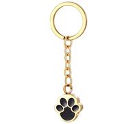 Dog Paw Keyring | Hinged Stainless Steel Novelty Decoration, Dog Ash Keepsake, for Work, Office, Bed Side, Dorm, Home, School, Social Situations, Daily Use