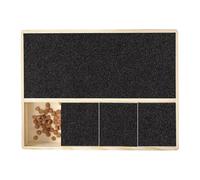 Dog Paw Nail Scratch Pad | Multi-Drawer Wooden Pet Nail Grinder Maze | Fun Interactive Ñail Filing Toy For Dogs, Durable Grooming Accessory Suitable For Most Breeds