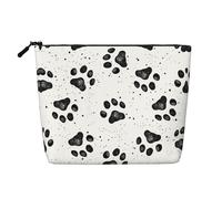 Dog Paw Pattern A Versatile Travel Makeup Bag, Ideal for Daily Routines and Business Journeys