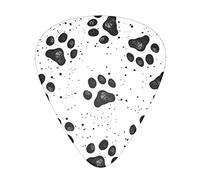 Dog Paw Pattern Advanced guitar pick 12 pieces Three thicknesses for bass, electric guitar, acoustic guitar bag