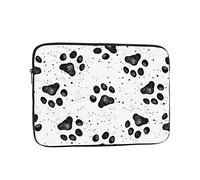 Dog Paw Pattern Printed Laptop Sleeve For 13 Inch Laptop, Shockproof Oxford Fabric Laptop Protective Case Laptop Bag