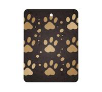 Dog Paw Print Car Air Freshener Hanging, Long Lasting Scented Car Aromatherapy Tablets, Square Fragrance Scented Cards for Vehicles, Bedroom, Wardrobe Black-style