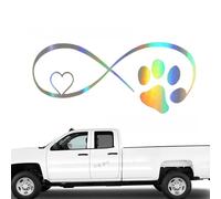 Dog Paw Print Wall Stickers - Decorative Dog Paw Print Car Window Decal,Home Accessories, Easy To Apply And Remove Decal Suitable For Wall, Furniture