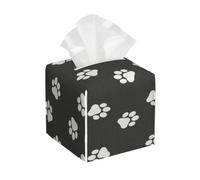 Dog Paw Prints Cat Paw Prints Pet, Tissue Box Cover Tissue Box Holder Tissue Dispenser Tissue Holder