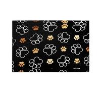 Dog Paw Prints Printed Adult Fun Puzzle wooden puzzle in a plastic box with letters printed on the back home decor party toy