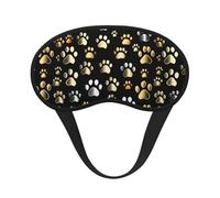 Dog Paw Prints Sleep Mask 100% Light Blocking Eye Mask for Sleeping, Sleep Mask for Unisex for Travel/Nap