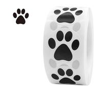 Dog Paw Shaped Stickers with Multiple Sizes Waterproof Materials for Kids Adults Journals Planners Gift Wrapping Adhesive Stickers