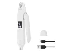 Dog Paw Trimmer with LED Light, Low Noise Electric Pet Clippers Grooming Kit, Dog Nail Grinder, USB Rechargeable Pet Nail Clipper for Dogs Cats