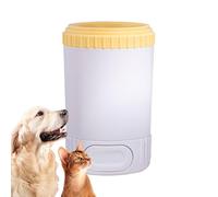 Dog Paw Washer, Automatic Pet Cleaner, Silicone Muddy Scrubber 3.54 x 3.54 in, Gentle Cleaning Brush, Efficient Foot Scrubbing for Pets Small and Big Dog Breeds