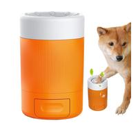 Dog Paw Washer Cup - 5.7 Inches ABS Portable Cleaner, Automatic Pet Foot Washer | Reusable Dog Paw Cleanerr, Soft Brush Grooming Cup, Mud Cleanerr Tool For Small Medium Large Dogs Home Travel Use