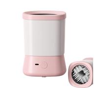 Dog Paw Washer, Portable Pet Foot Scrubber, Anti-Splash Paw Cleaner, Two-Speed Foot Bath, Easy-To-Use Design, Compact Adjustable for Camping, Travel, Outdoor Adventures, 15.5 cm Blue Gray Pink