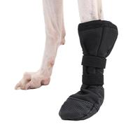 Dog Paw Wound Waterproof Foot Cover, Waterproof and Slip-Resistant Black Cloth Comfortable Care Shoes for Pets After Surgery (XL)