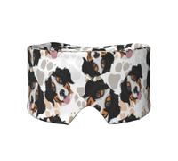 Dog Paws Bernese Mountain Dog, Full Eye Covers Light Blocking Eye Mask Sleep Eye and Ear Muffs