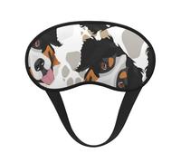 Dog Paws Bernese Mountain Dog, Full Eye Covers Light Blocking Eye Masks Blackout Sleep Eye Muffs