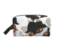 Dog Paws Bernese Mountain DogMakeup Trave Bag for Women,Cosmetic Large Capacity Organizer