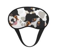 Dog Paws Pattern Bernese Mountain Dog, Full Eye Covers Light Blocking Eye Masks Blackout Sleep Eye Muffs