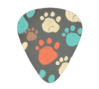 Dog Paws Print High-Quality, Wear-Resistant And Tough Guitar Picks Give You A Different Musical Experience
