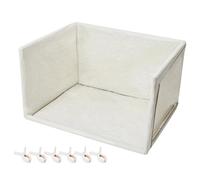 Dog Pee Holder - Waterproof Toilet With High|Foldable Spill Proof Puppy- With 6 Clips, Dangerous Indoor Space That Ensures Small Cat Training, Travel, Balcony, Apartment,