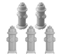 Dog Pee Made of Fire Engine Hydrant for Indoor, 5 x Urine Training for Males, Realistic Dog Accessories as Garden Decoration for Puppies with Lawn and Living Area Function