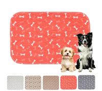 Dog Pee Pads, Puppy Pad - The Last Pee Pad You'll Get, Leak & Odor Proof Reusable and Washable Puppy Pads for Dogs (Red,30 * 30cm)