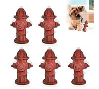 Dog Pee Post Guide Paper, Fire Hydrant for Dogs to Pee On, Dog Fire Hydrant PeePost for Potty Training, 7.5 x 4.3in HydrantPost Paper Card for SmallDog, Puppies Dogs Potty PeeTraining Pad Guide