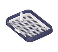 Dog Pee Tray - 60x40cm Indoor Flat Mesh Grid Potty, Removable Column, Easy Cleaning Pet Toilet Holder | Setup Puppy Training Supplies For Home Apartment Balcony Hygiene Durable Practical