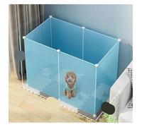 Dog Pen Dog Pet Fence Type Household Fence Indoor Free Combination Small Dog Teddy Isolation Gate Fence Dog Cage(75x39x47CM)