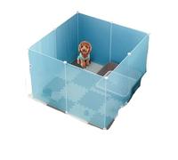 Dog Pen Dog Pet Fence Type Household Fence Indoor Free Combination Small Dog Teddy Isolation Gate Fence Dog Cage(75x75x47CM-01)