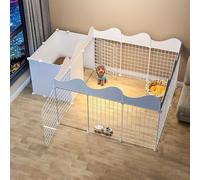 Dog Pen Indoor - Cat Cage Rabbit Pen,metal Pet Playpen Cats Exercise Pen Crate Cage Kennel Dog Foldable for Guinea Pigs, Rabbit, Gerbil, Puppy, Diy Metal Wire Yard Fence