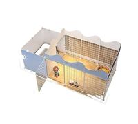 Dog Pen Pet Fence, Dog Fence, Indoor Toilet, Small and Medium-sized Dog Kennel, Free Combination, Household Isolation Dog Cage(165x75x57cm white)