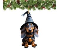 Dog Pendant - Car Interior Hanging Accessories | Acrylic Pendant Car Charm | Dachshund Pendants For Pet Lovers | Dog Caer Hanging Decoration For Rearview Mirror & Gifting
