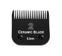 Dog Pet Cat Grooming Detachable Ceramic Blade Most Precise Fit，Compatible for Andis，Compatible for Oster，A5 Classic 76 KM 10 Series Animal Clippers(Size 6.3mm)