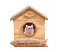 Dog Pet Cremation Urn - Ashes Box Memorial, House-Shaped Keepsake, durabless Elegant Design, Thoughtful Funeral TRIBUTES | Perfect Cherished Memory Holder for Dogs Cats Puppies Small Medium Pets