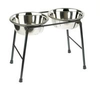 Dog Pet Dual Feeder Stand with Dishes 900 1600ml Classic Pet Products