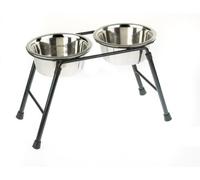 Dog Pet Dual Feeder Stand with Dishes 900 1600ml Classic Pet Products