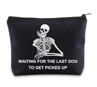 Dog Pet Groomer Makeup Bag Dog Groomer Gifts Waiting for The Last Dog to Get Picked Up Dog Stylist Zipper Bag (Picked-UP UK)