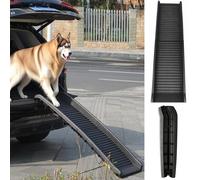 Dog Pet Ramp Plastic Folding Lightweight Strong Bi Fold Travel Car Van