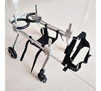 Dog Pet Wheelchair,Dog Wheelchair For Back Legs 4 Wheels Adjustable Pet Walk Assistant ( M)